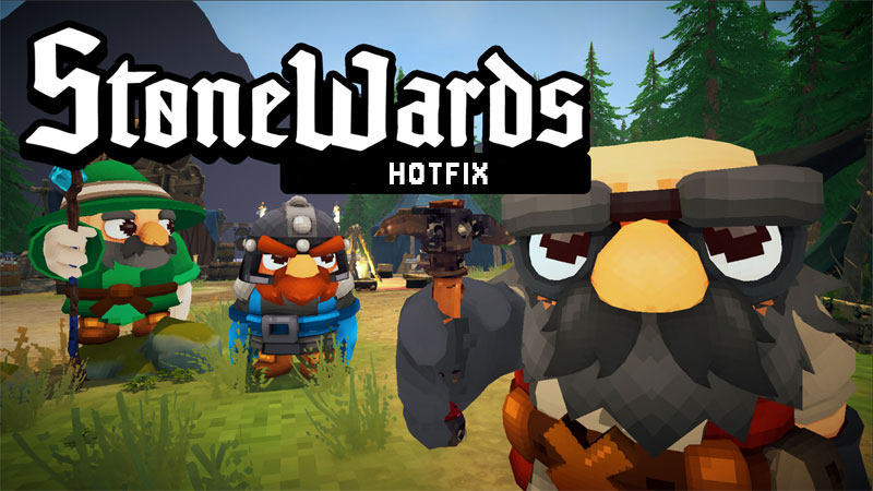 Stonewards co-op — a squad of wardens defending a dwarven kingdom